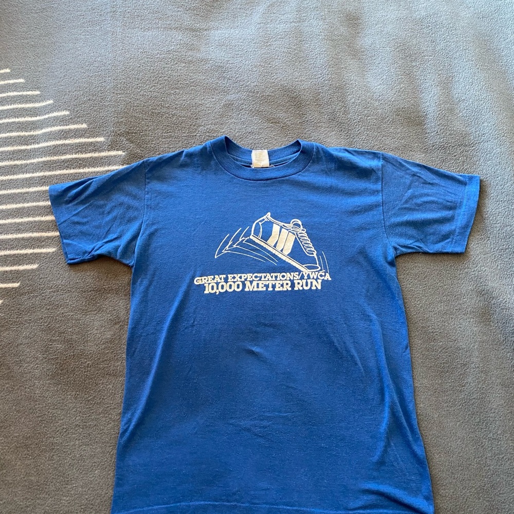 Vintage Blue Graphic Men's T-Shirt